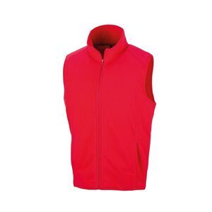 Result Core Adults Unisex Microfleece Gilet / Red